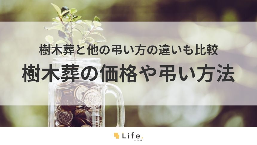【樹木葬 価格】アイキャッチ画像