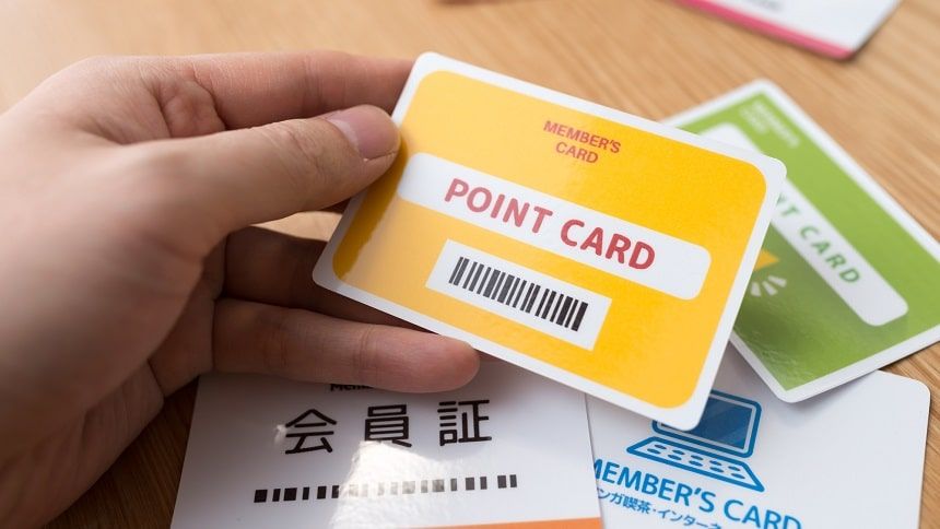 ギフトカードや会員カード