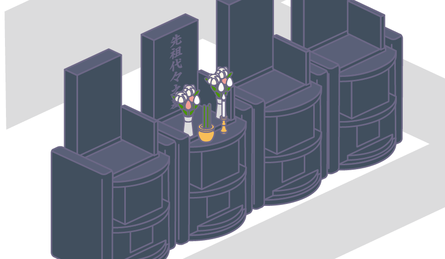 墓石タイプの納骨堂